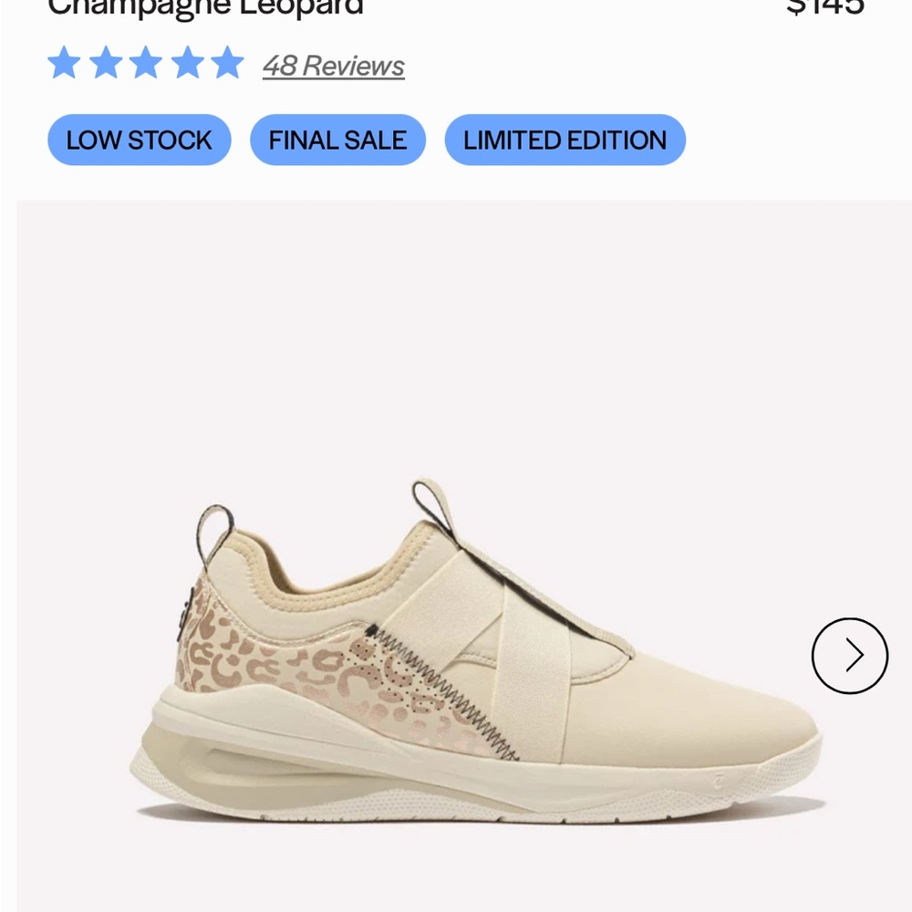Clove Clara Champagne Leopard